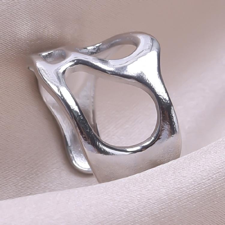 Fashionable Comfortable Rings Unique Irregular Alloy Rings Fashion Accessory Comfortable Wear Ring for Stylish Outfits