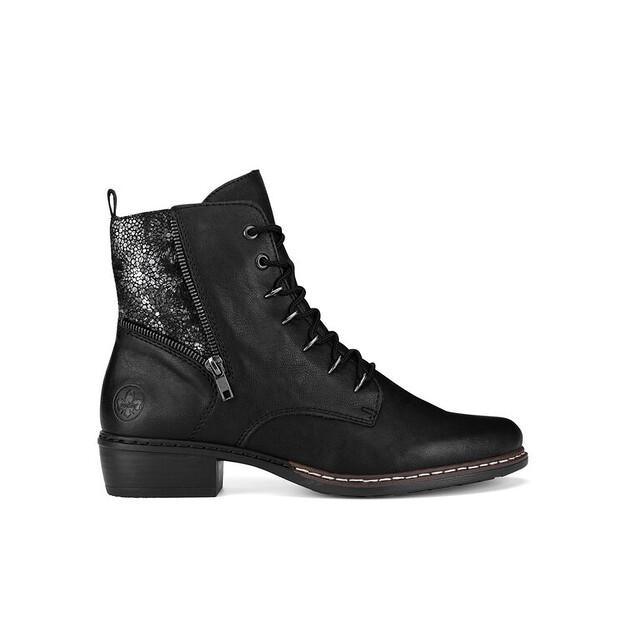 Rieker Y0800-00 Black Ankle Boots