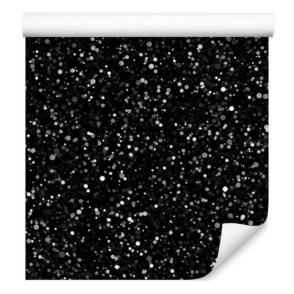 Black glitter wallpaper for living room and bedroom 50x1000