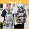 Kong Graffiti Wu Cartoon Lightweight Backpack With Multiple Pockets For Teens