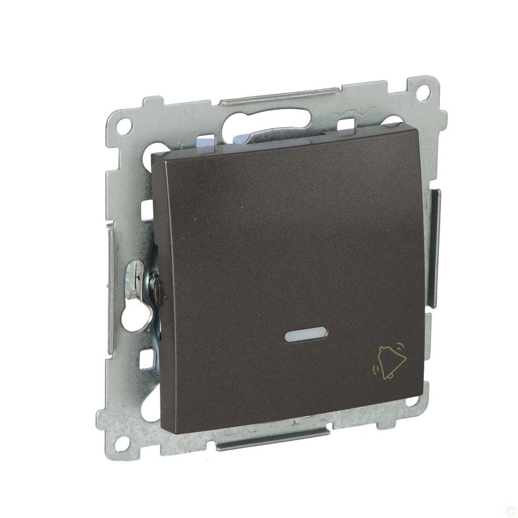 Bell Button with LED Backlight 10 AX, Anthracite Simon54