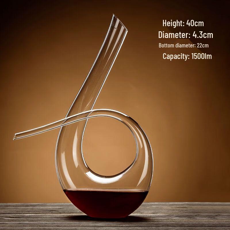 Handmade Crystal Wine Decanter