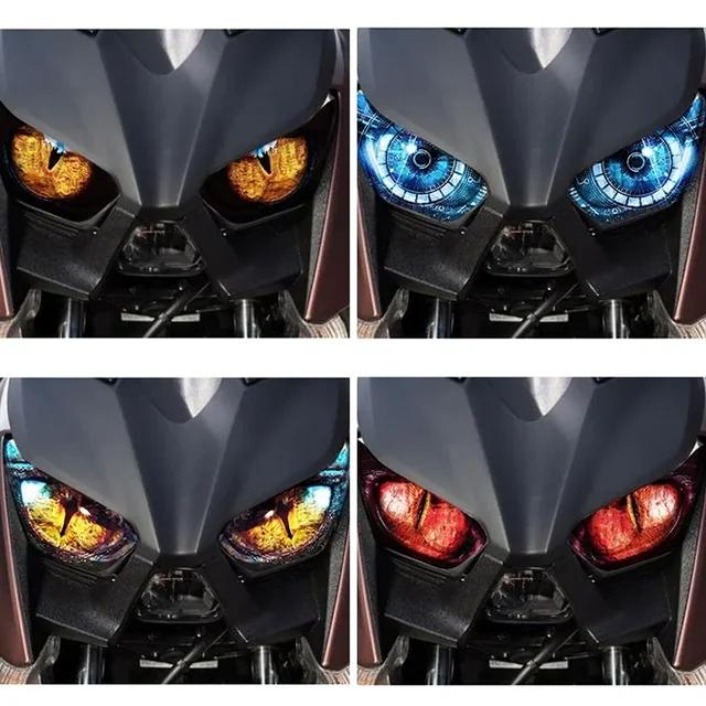 3D Eyes Headlight Decor Sticker For Yamaha Xmax 300 Xmax 250 2017 2018 2019 2020 Years Motorcycle Accessories Headlight Sticker