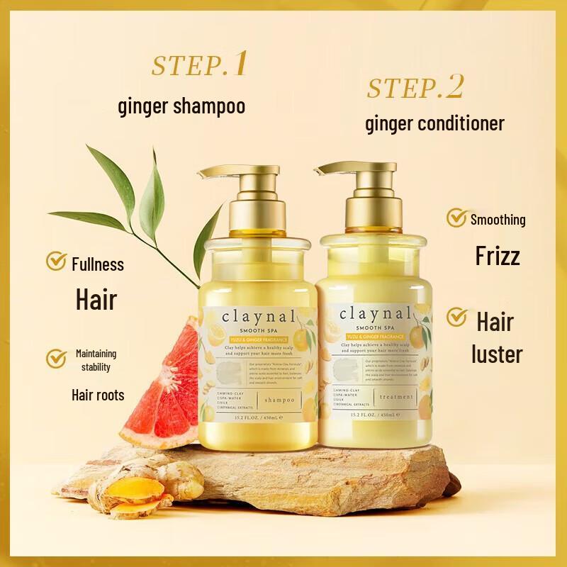Shampoo rinforzante per capelli all'acido amminoacido CLAYNAL