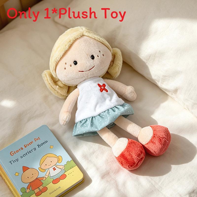 Plush Girl Doll With Dress For Kids Soft Toy Gift For Children