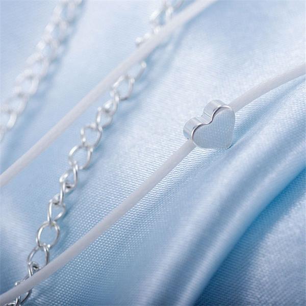 Bohemian copper Color Anklet Bracelet On The Leg Fashion Heart Female Anklets Barefoot For Women Leg Chain Beach Foot Jewel