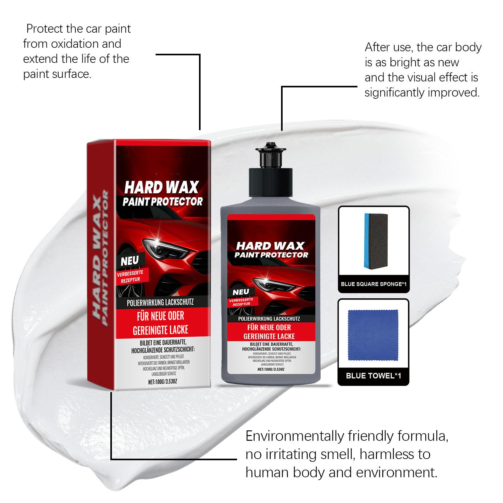 

Professional Car Polish Cream Wax Erases Fine Scratches Creates Protective Barrier Prevent Contaminants Against Damage 1