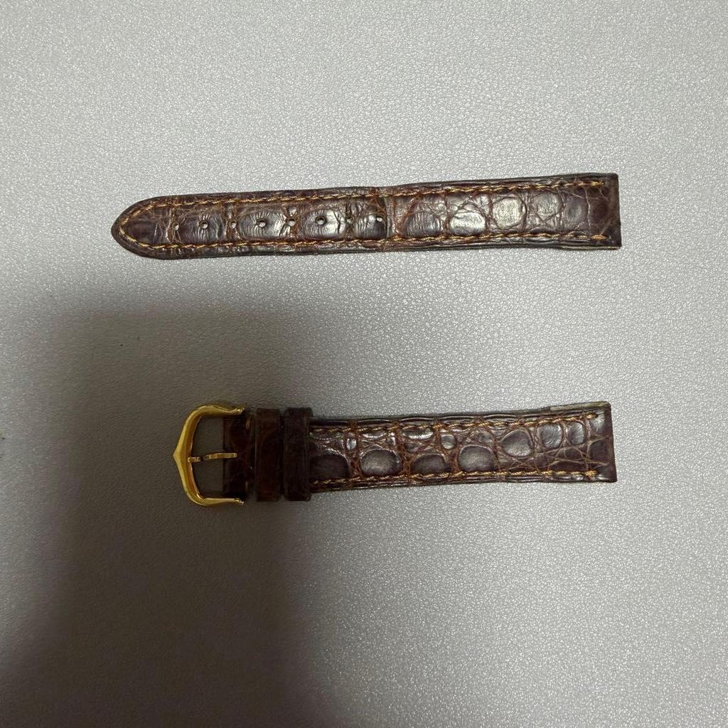 Used Cartier watch leather strap