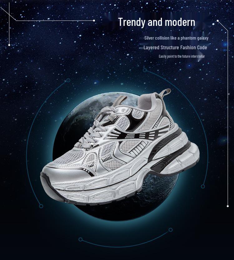 ZHR Women's Thick-Soled Height-Increasing Dad Shoes: 2025 Lightweight, Versatile Sports Sneakers