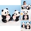 Adorable Cake Panda Plush Toy With Soft Pp Cotton Filling For Kids Birthday Gifts