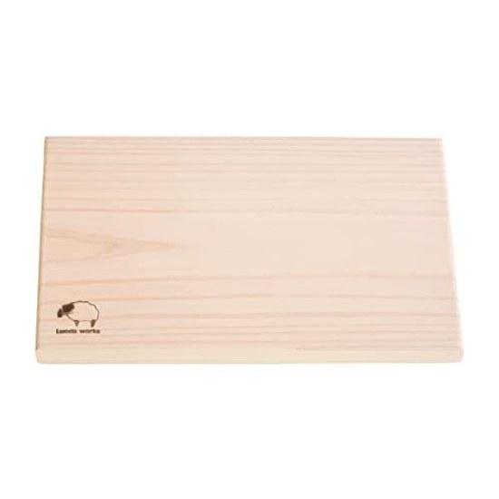 Cutting Board Wooden Hinoki No Holes Mini Size 20cm12cm Thickness 1.5cm Made Japan.