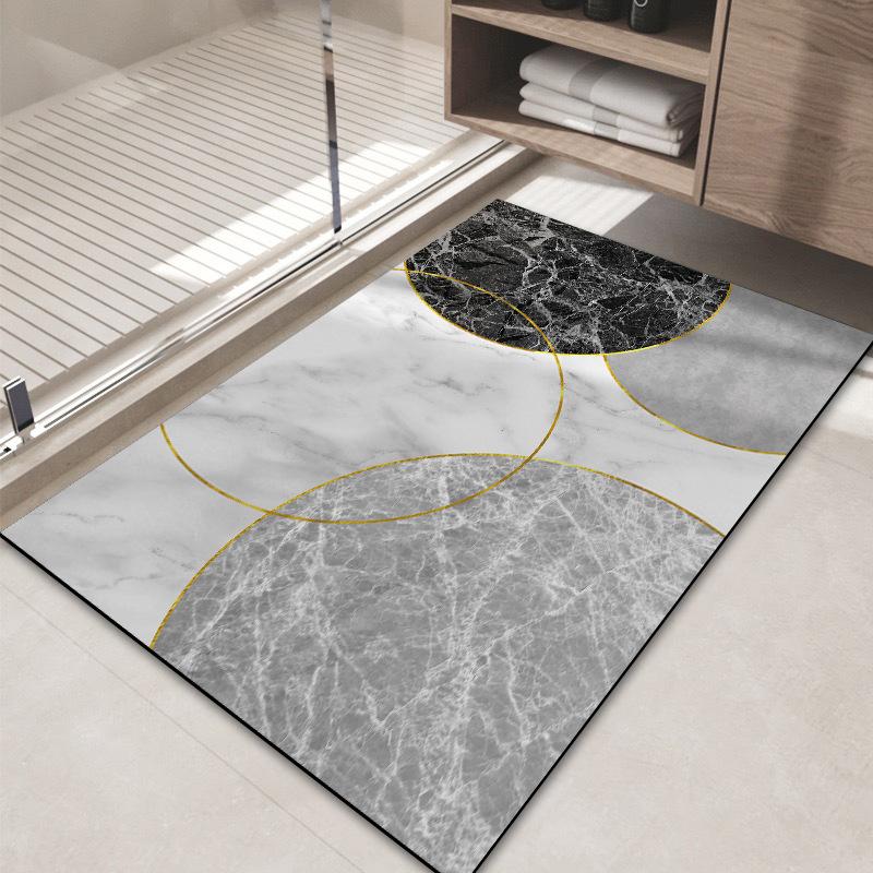 Bathroom Mat Bathroom Absorbent Mat Quick Drying Mat Toilet Door Mat