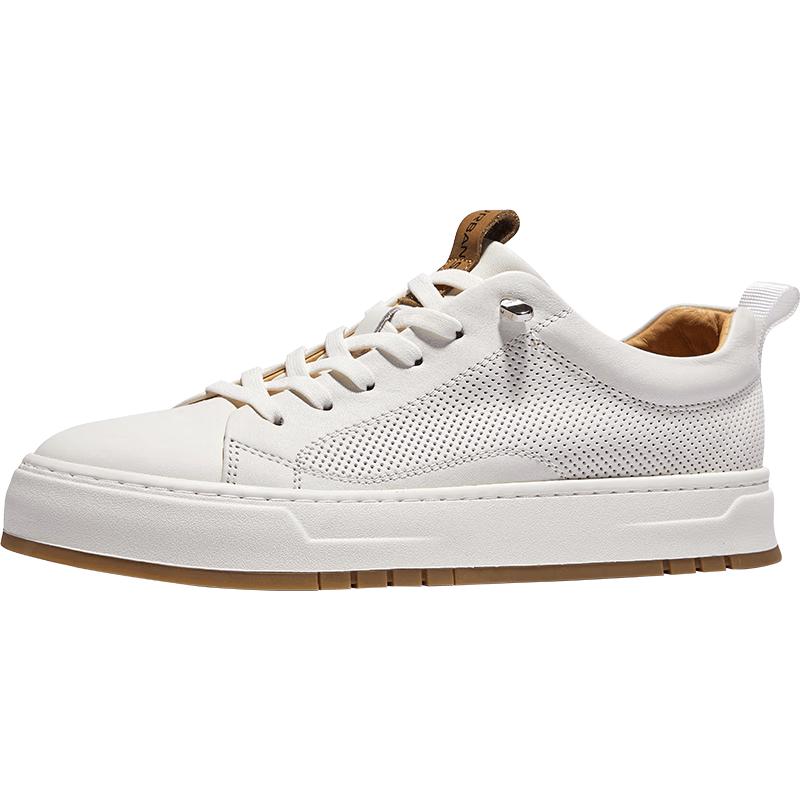 HAUT TON Men s Leather Breathable Casual Sneakers EU 42