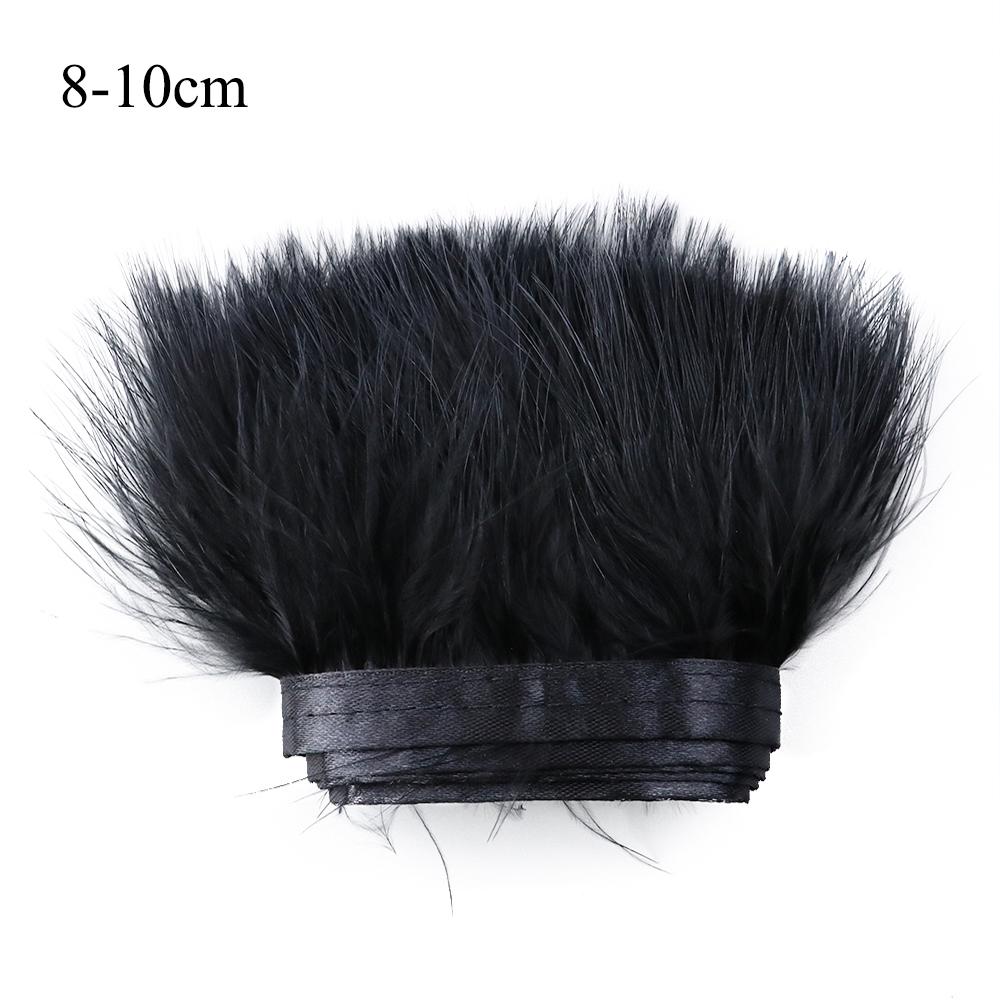 Feather1 Meter Natural Feather Trim Fringe Multi-color White Black Red Ostrich Turkey Feathers for Wedding Dress Decoration DIY Crafts