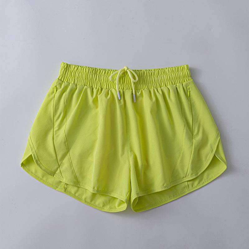 

LULU Women s Quick-Dry Yoga Shorts, Two-in-One Design for Fitness, Running, and Anti-Exposure in Style 8/L