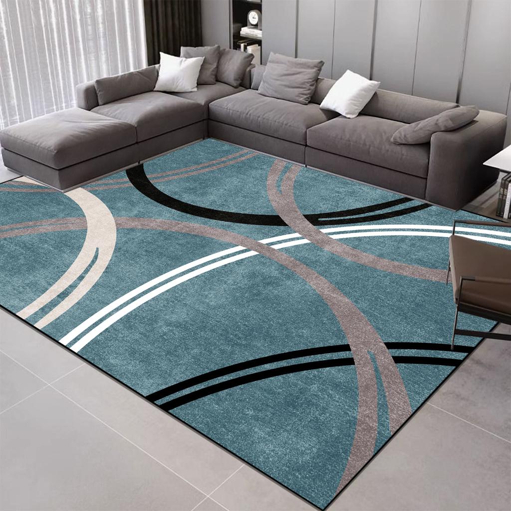 Geometrie Dekoration Nordische Teppiche Wohnzimmer Sofa Bereich Teppiche Zuhause Schlafzimmer Dekor Luxusteppich Zimmer Flur Weiche Große Bodenmatte