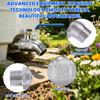 Quarter Turn Garden Hose Water Shut Off 304 Metal with 3/4 Inch Ends, Washers and Seal Tape for Outdoor Faucet Control and Irrigation Tasks