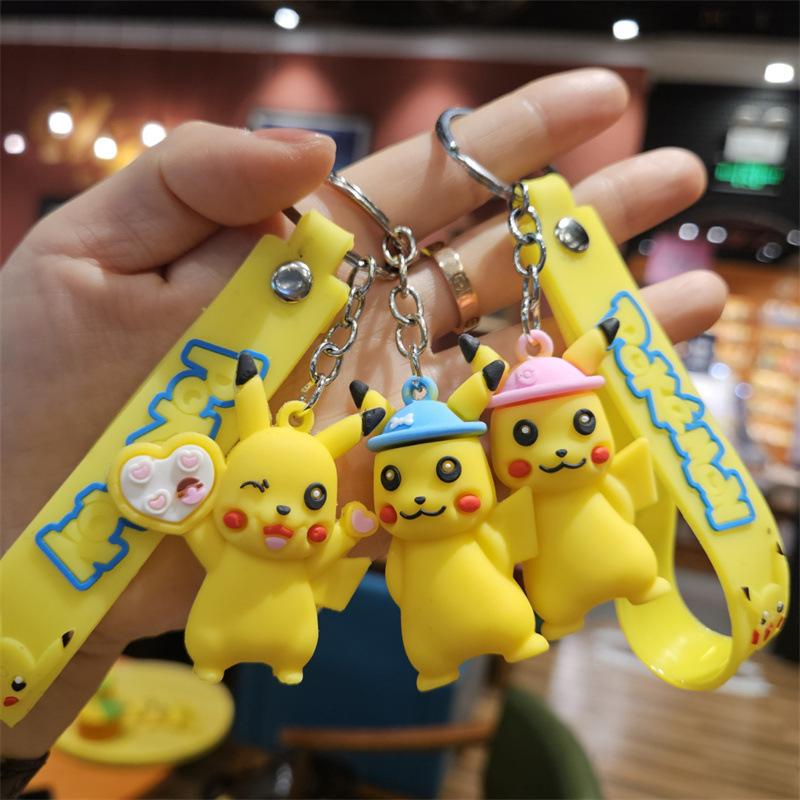 Internet-Berühmtheit Cartoon-Puppe Schlüsselanhänger Taschenanhänger Studentenanhänger Niedlicher PVC-Schlüsselanhänger Paar Auto Schmuck