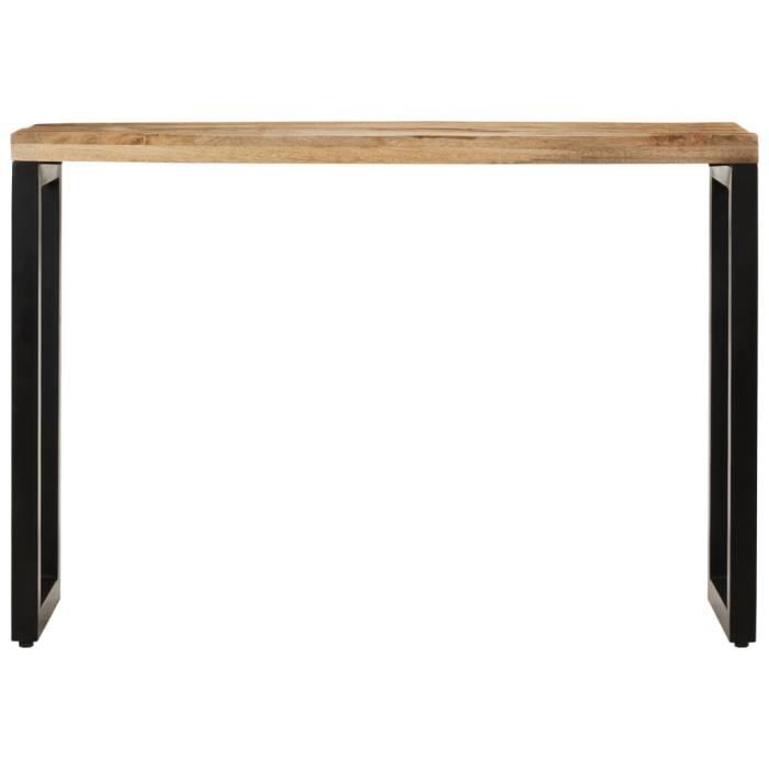 VidaXL Table console 110x35x76 cm bois de manguier massif brut 353909