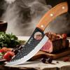 Forged Chef Knives Professional Kitchen Knife Wooden Handle Meat Cleaver Fruit Cutter Boning Knife Kitchen Supplies BBQ Cooking