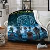 1pc The Lord of the Rings Fellowship of the Ring Flannel Blanket Soft Warm Throw for Home, Office, Travel, All-Season Cozy Bedding GiftL1024