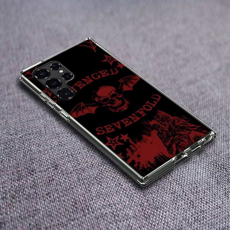 A-Avenged Sevenfold Phone Case For Samsung Galaxy S24 S23 S21 S20 FE S22 S26 Ultra S25 Edge S10 Plus Cover Clear TPU Capa Shell