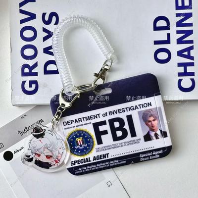 Nouveauté FBI Cosplay, accessoires insigne, supernatural FBI jeu de rôle portefeuille, titulaire de police SPN, boîte de rangement spéciale pour carte