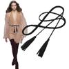 Twist Jeans Waistbands Tassel Simple Women Braided Belts Dress Waist Rope Velvet Woven Waist Belts