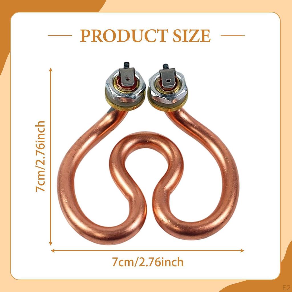 Topné těleso elektrické konvice Díl kávovaru Topná trubice Nahrazuje