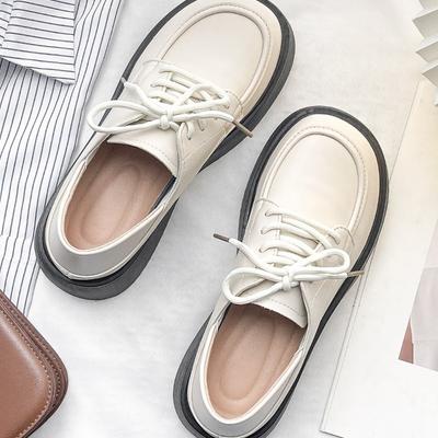 Retro Leather Shoes, Women's Thick-soled Shoes, Single Shoes and Big-headed Shoes Are All Versatile