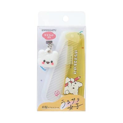 Sanrio HANAMARUOBAKE Maskotlu Ön Saç Kapsül Tarağı Japonya YENİ