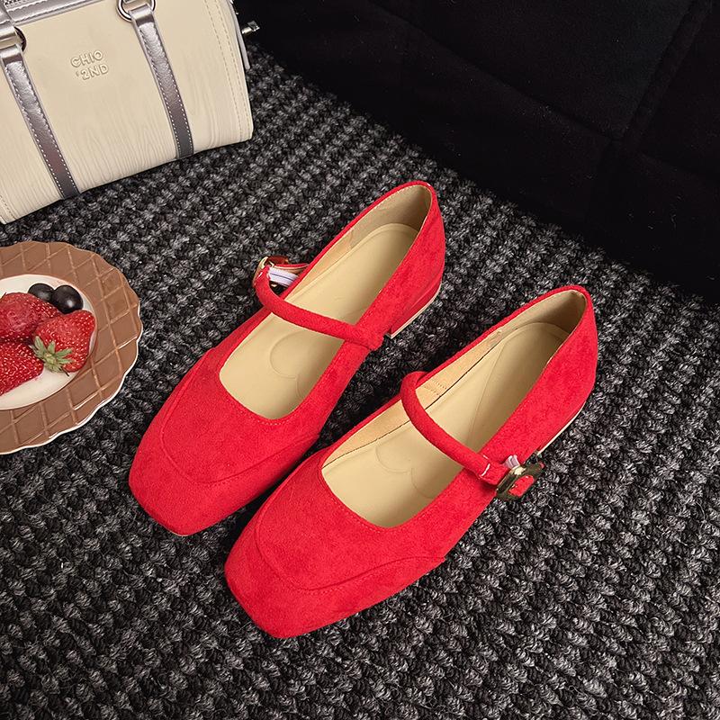 French Mid-heeled Shoes for Women's Autumn 2025 New Outer Wear Design Sense Bag Head Single Shoes Temperament Socialite Mary Jane Shoes