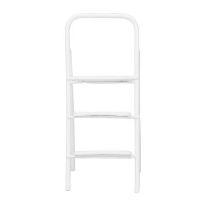 1Celsius12 Ature Step Ladder Metal Delicate Texture 3 Step Ladder for Furniture Accessories