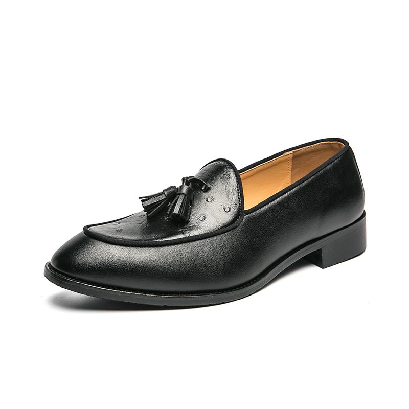 Fashion Men Formal Shoes Tassel Loafers Men Casual Shoes Fashion business High-Quality men Leather Wedding shoes Zapatos Chaussure 2025
