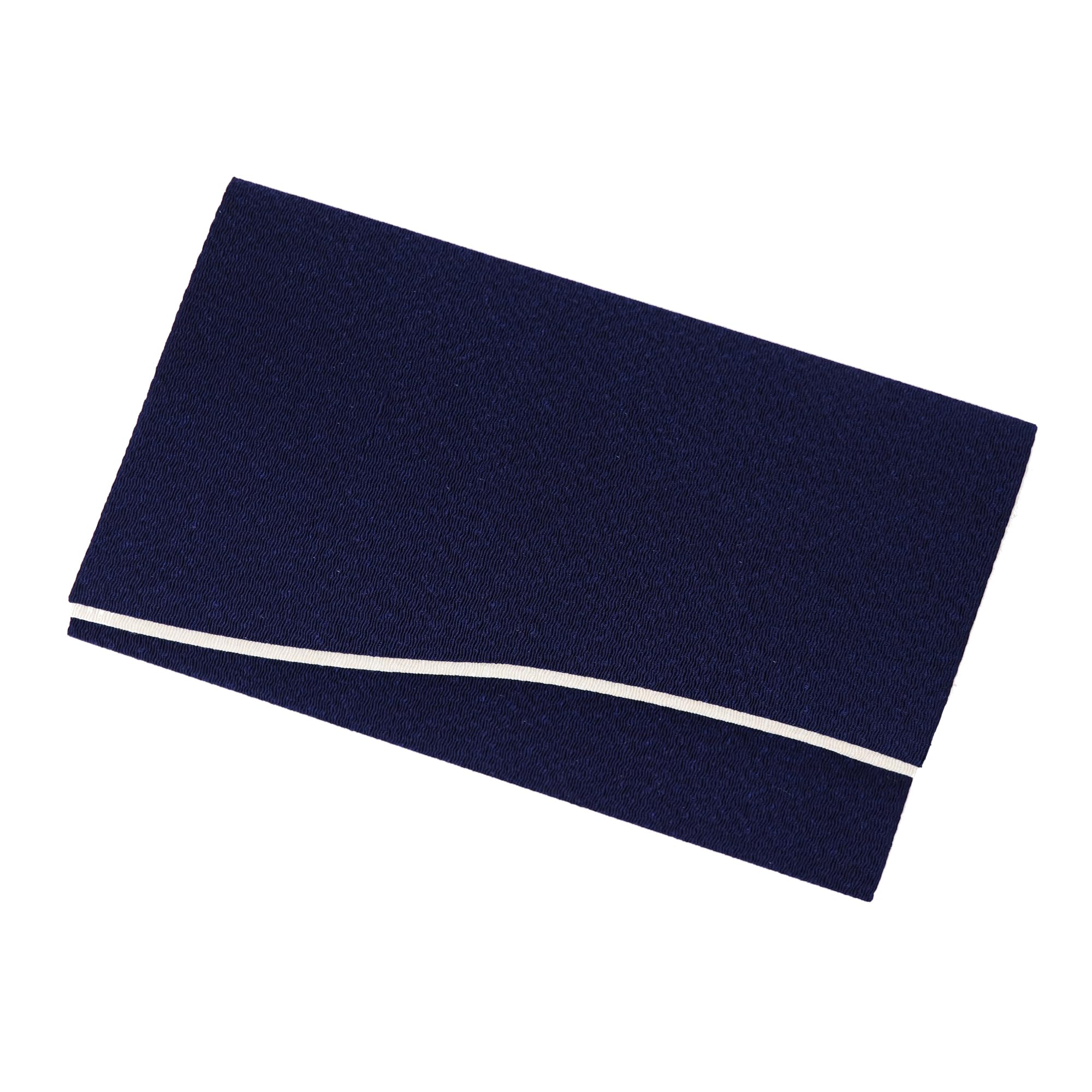 

Osaka Choseido Sybilla Fukusa for Men and Made in Gold Envelope Wrapping Cloth (Crepe) Women, Wedding, Japan, (Navy)