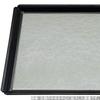 Made In Perfect As a Mokko Green Cloud Black Lacquer X X J-kitchens Placemat, Japan, Gift, Tray, 2-Shaku Square, Pattern, Small, (36.5cm 27.2cm 2cm)