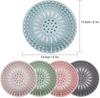 Kitchen and Bathroom Sink Floor Drain Hair Filter Plug Sewer Filter Sink Anti-clogging Five-color Pack