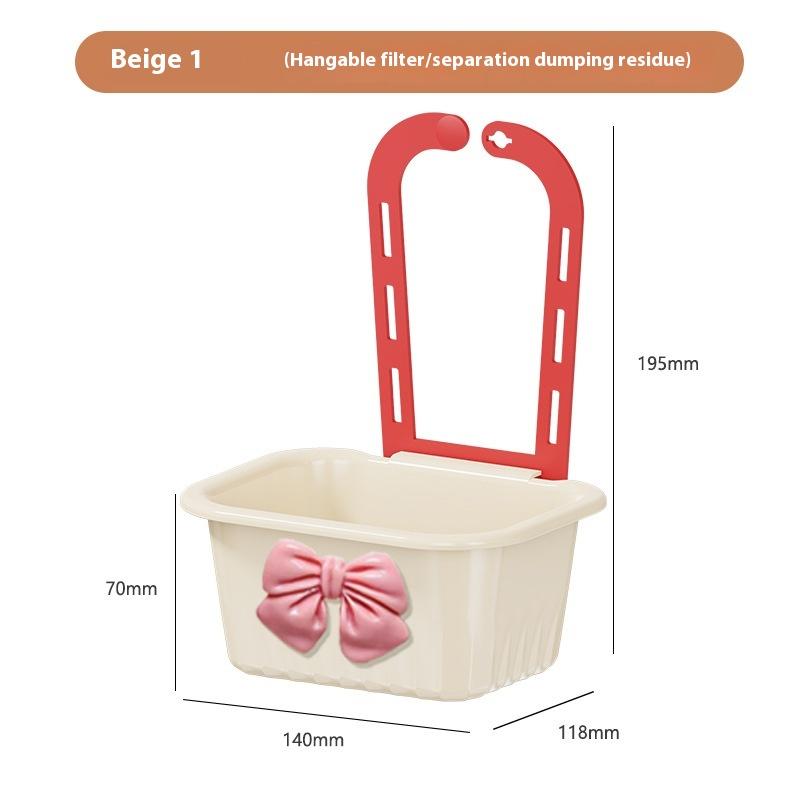 Spülbecken Hänge Siebkorb Bodenabdeckung Abnehmbarer Küchen Müllfilter Schnell Ablaufender Korb