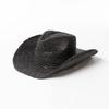 Maiskolbenmaterial Cowboy Western Strohhut Strasssteine mit hochgebogenem Rand Sonnenschutz Cowboyhut Sombrero Cowboy
