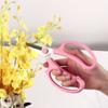 Stainless Steel Garden Scissors Florists Professional Flower Arranging Shears Comfortable Grip Handle Potted Plant Pruning Tools