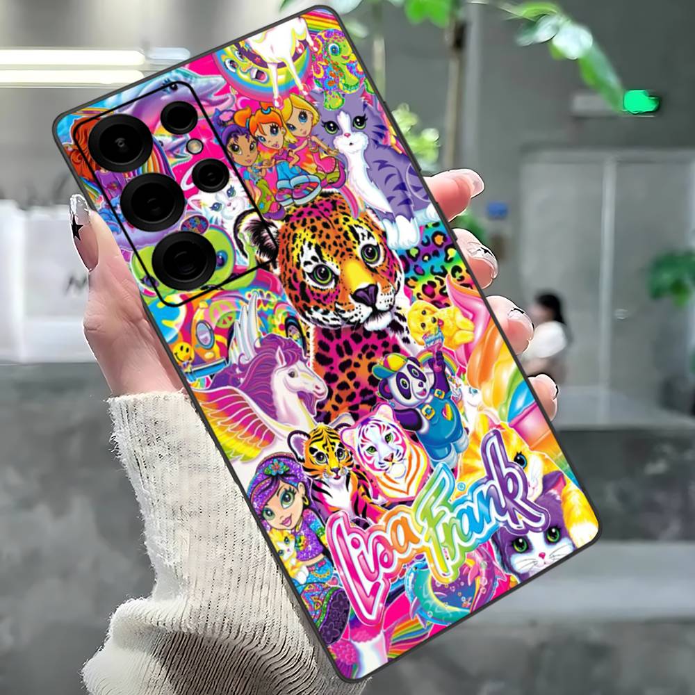 

Lisa Frank Art Phone Case For Samsung S 24 Fe 25 Ultra Plus 20 Lite 21 30 22 23 24 22 Ultra 5G Fundas Samsung S25ULTRA