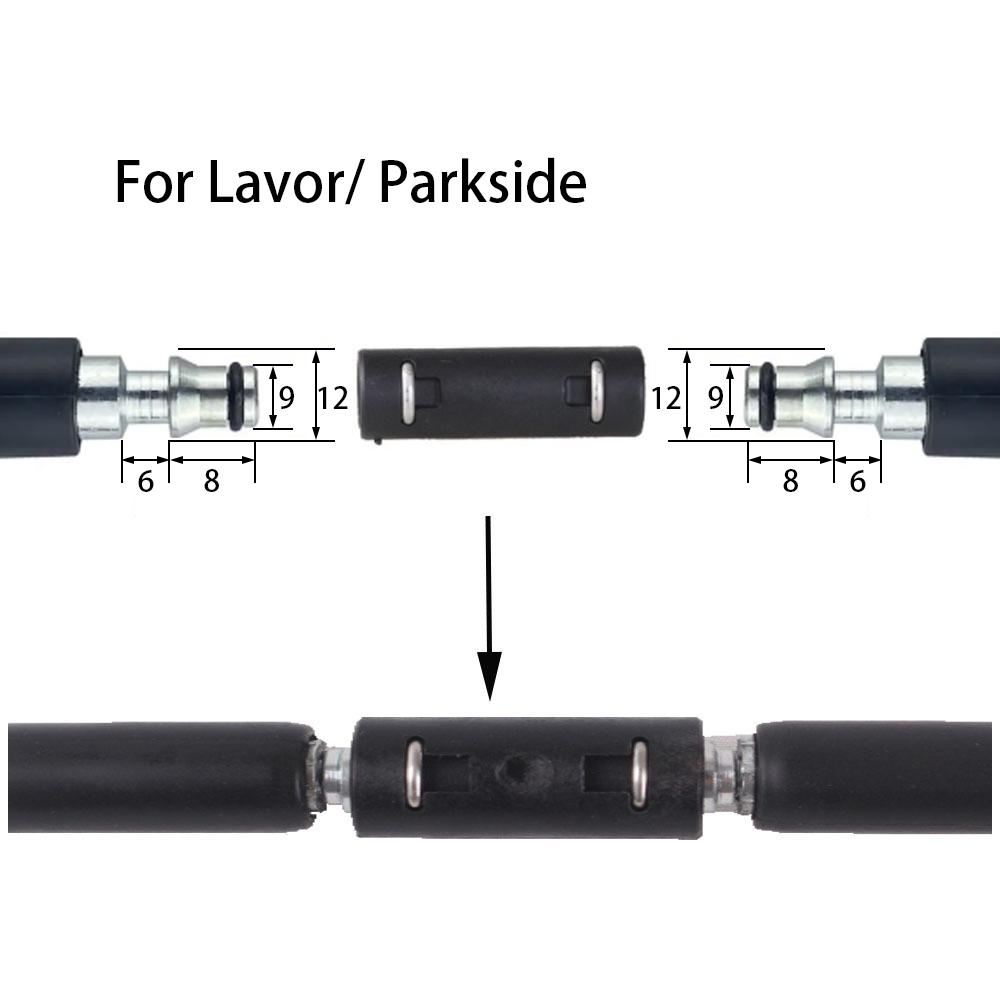 Connection Adapter for Karcher Parkside Bosch Pressure Washer with Quick Connect Pressure Washer Extension Hose