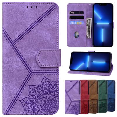 Etui Portfel na Telefon Dla Funda Samsung Galaxy A23 A13 A33 A53 A03s A73 5g Etui Śliczny Mandala Kwiat Klapka Tylna Pokrowiec Kieszonka na Karty Kobiety