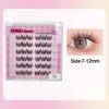 6 Rows Self Adhesive Eyelashes No Glue Individual Lashes High Quality Soft Idol Lash Clusters