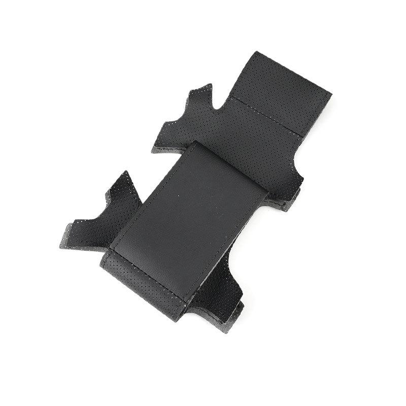 Car Accessories Steering Wheel Black Perforated Leather Cover For Skoda Octavia Fabia 2004 - 2009 Superb Roomster 2006 2007 2008