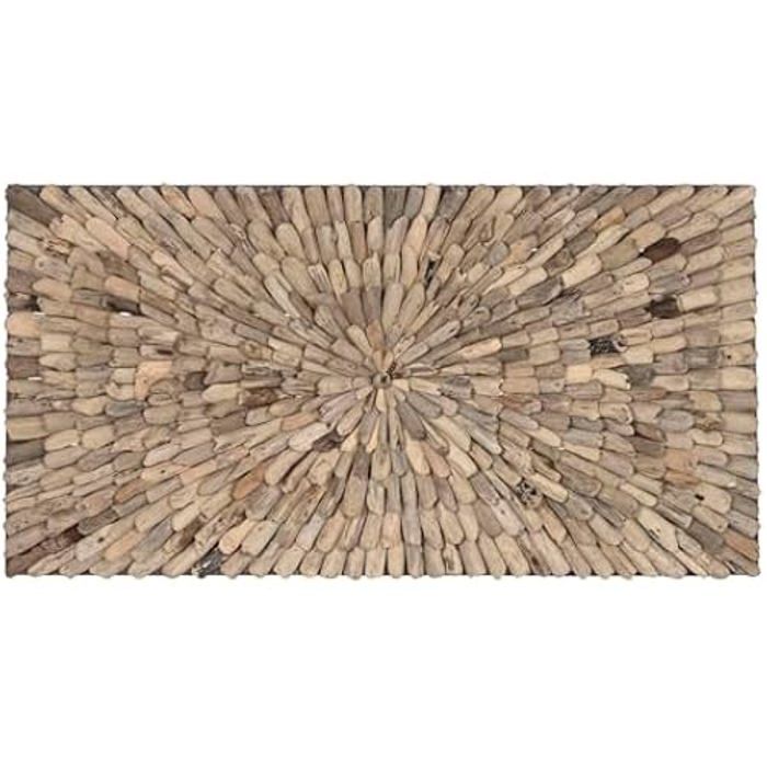Décoration murale - HOME ESPRIT - Multicolore - 120 x 10 x 60 cm - Rectangulaire - À suspendre