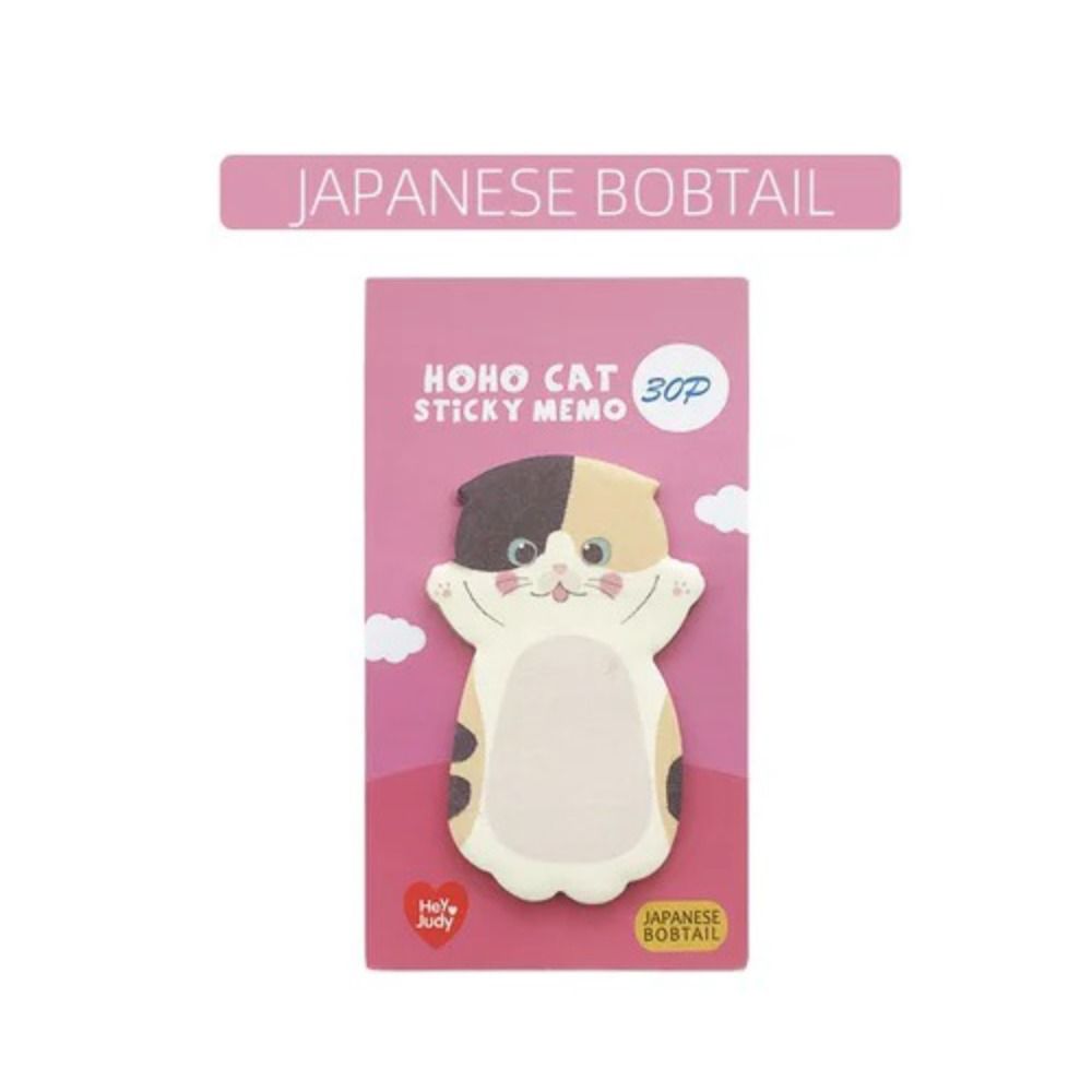 

Meow Tuxedo Cat Sticky Note Kitty Siamese Cat Reminder Note Calico Cat Message Paper Stationery Style G