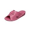 Pansy 9370J Pansy Room Shoes, Made In Japan, Women's, Hand-Knitted Footbed, Size L, Rose