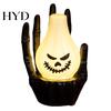Warm LED Spooky Lamp Skeleton Hand Ghost Face Pumpkin/Scary Eyeball Night Light, Halloween Party Table Centerpiece for Home Decoration And