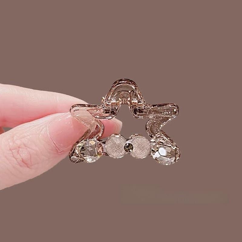 Minimalist Fivepoint Star Hair Claw For Girls Handcrafted Elegant Hair Accessory